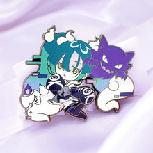 Load image into Gallery viewer, Ghost Miku Enamel Pin