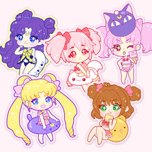 Load image into Gallery viewer, Beach Babes Die-cut Sticker Pack - Magical