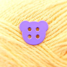 Load image into Gallery viewer, **LAST CHANCE** Mofumofu Enamel Pin - Bear Button Board Filler