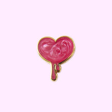 Load image into Gallery viewer, Drippy Heart Filler Enamel Pin