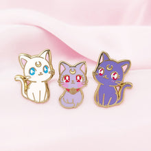 Load image into Gallery viewer, Moon Cat Filler Pins
