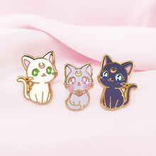 Load image into Gallery viewer, Moon Cat Filler Pins