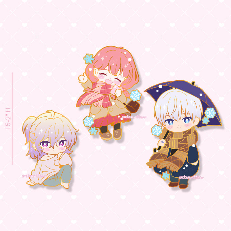 PRE-ORDER Love&Lace Chibi Pins