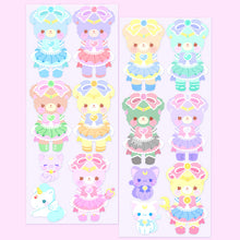 Load image into Gallery viewer, Sticker Sheet - Mofumofu Sailor Myu Bears