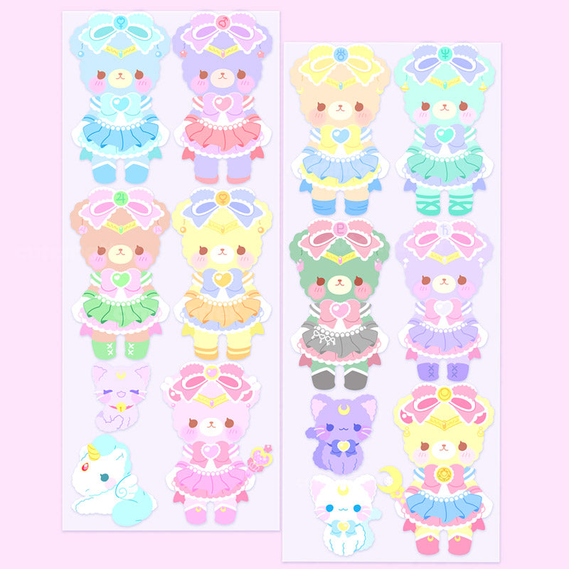 Sticker Sheet - Mofumofu Sailor Myu Bears