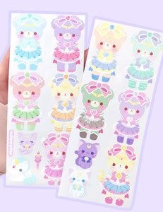 Sticker Sheet - Mofumofu Sailor Myu Bears