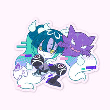 Load image into Gallery viewer, Single Die-cut Stickers - Ghost Miku