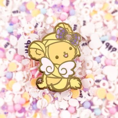 Mofumofu Halloween Enamel Pin - Angelic Mummy