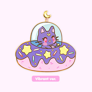 **LAST CHANCE!** Donut Time! Mama Kitty Enamel Pin