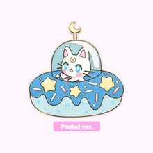 Load image into Gallery viewer, **LAST CHANCE!** Donut Time! Papa Kitty Enamel Pin