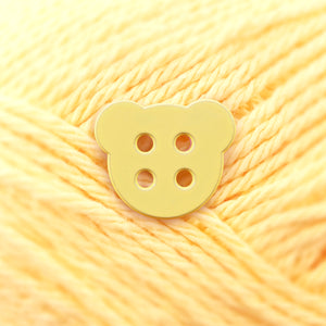 **LAST CHANCE** Mofumofu Enamel Pin - Bear Button Board Filler