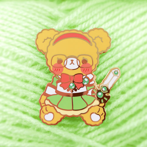 Mofumofu Enamel Pin - Wind Knight
