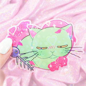 Single Die-cut Stickers - Kitty Beau