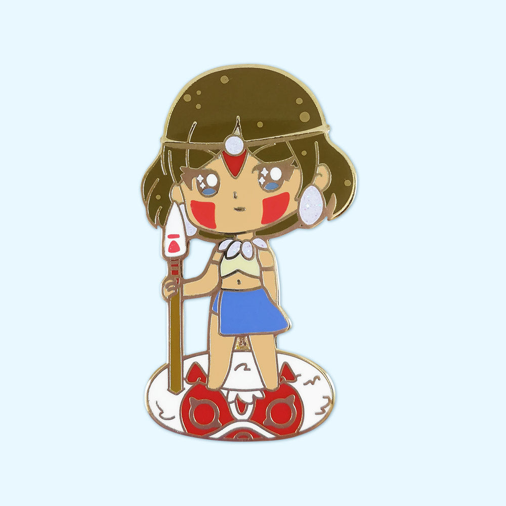 **LAST CHANCE** Beach Babes Enamel Pin - Forest Princess
