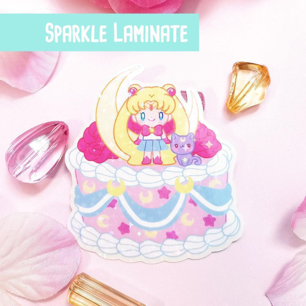 Mofumofu Single Die-cut Stickers - Cherry