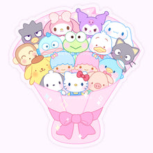 Load image into Gallery viewer, Single Die-cut Stickers - Plushie Bouquet