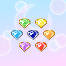 Load image into Gallery viewer, PRE-ORDER M.M. I Rainbow Crystal Filler Pins